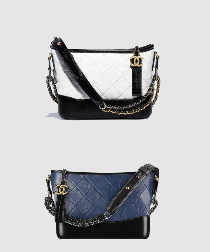 가브리엘 호보백 스몰 투톤 A91810 【매장-800만원대】