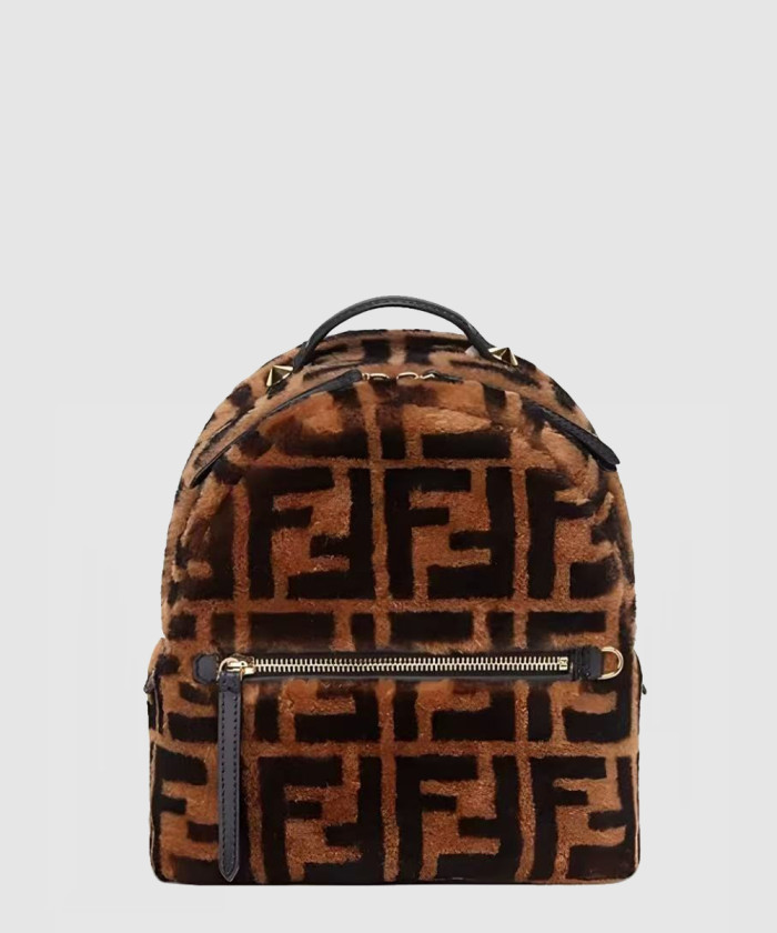 울 스팽글 가죽 백팩 8BZ038 【매장-380만원대】