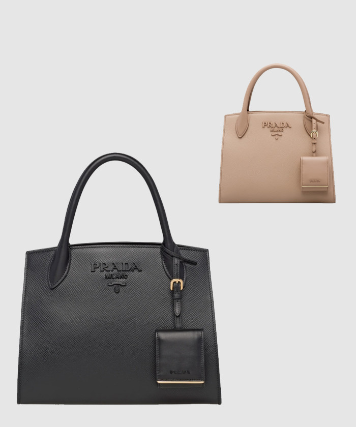 모노크롬 스몰 탑핸들백 1BA156 【매장-380만원대】