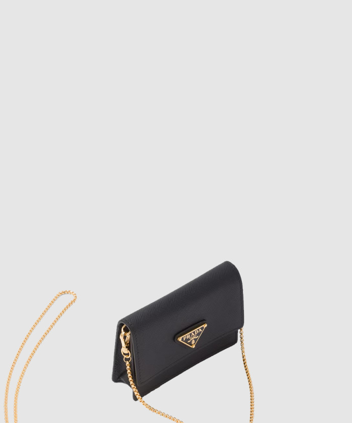 숄더 스트랩이 있는 사피아노 가죽 카드 홀더 1MR034 【매장-180만원대】