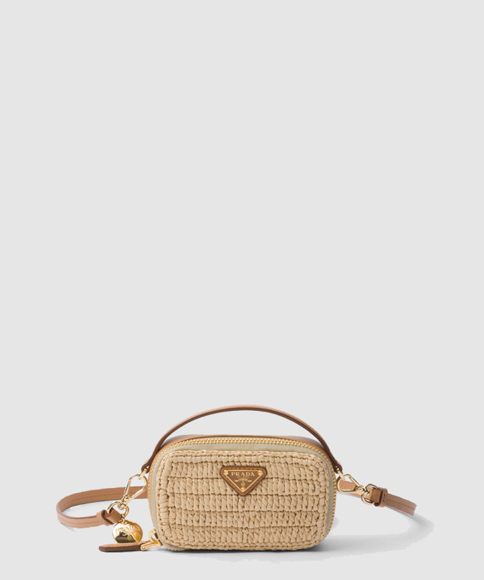 크로셰와 가죽 미니 파우치 1NR025 【매장-160만원대】