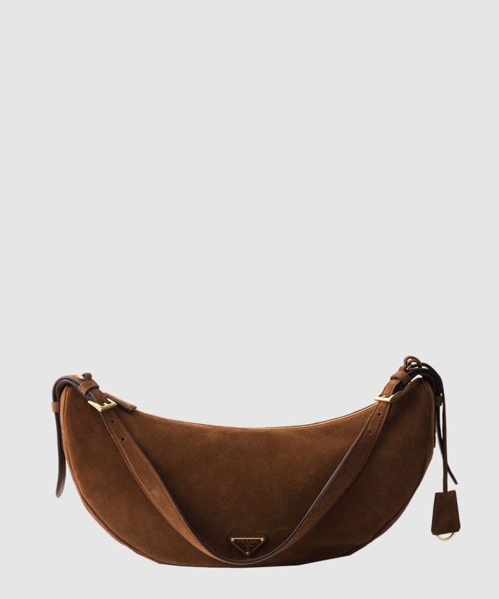 드뮈룬 라지 스웨이드 숄더백 1BC255 【매장-470만원대】