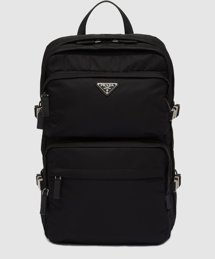 리나일론 및 사피아노 가죽 백팩 2VZ101 【매장-430만원대】