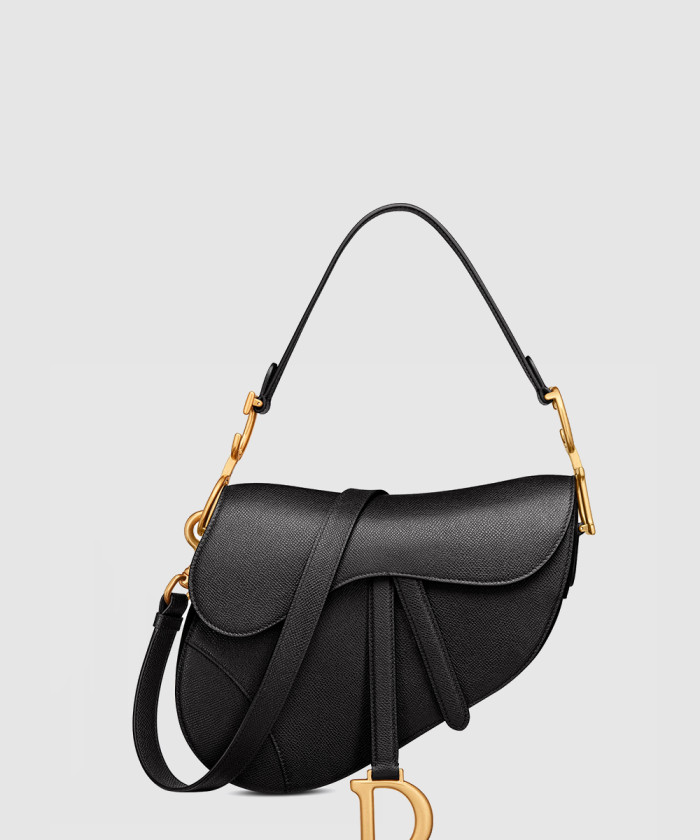 스트랩 새들백 그레인드 미듐 M0455 【매장-580만원대】