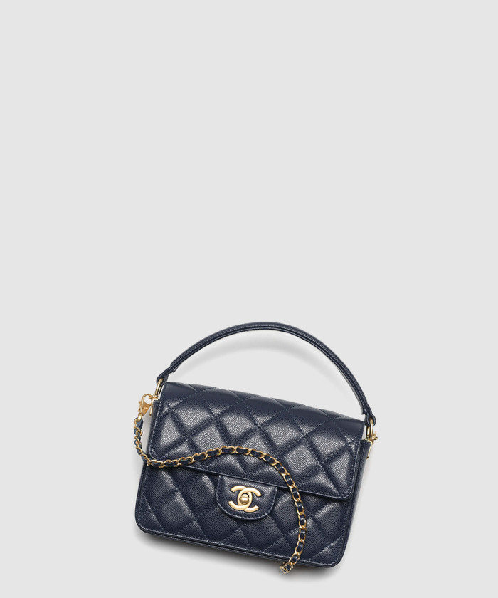 핸들 장식의 미니 플랩백 AS5165 【매장-940만원대】