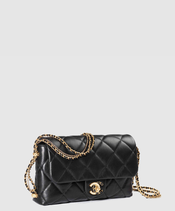 골드메탈 플랩백 AS2563 【매장-590만원대】