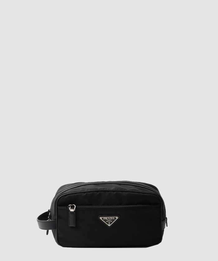 리나일론 및 사피아노 가죽 여행용 파우치 2NA819 【매장-130만원대】