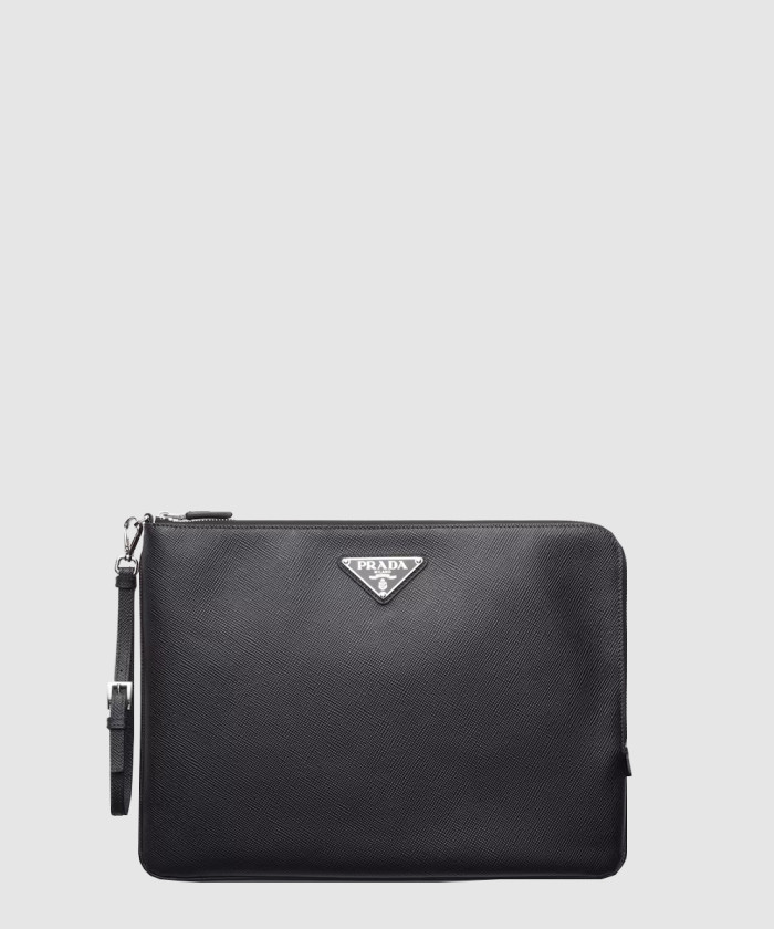 스몰 사피아노 가죽 파우치 2NH023 【매장-430만원대】