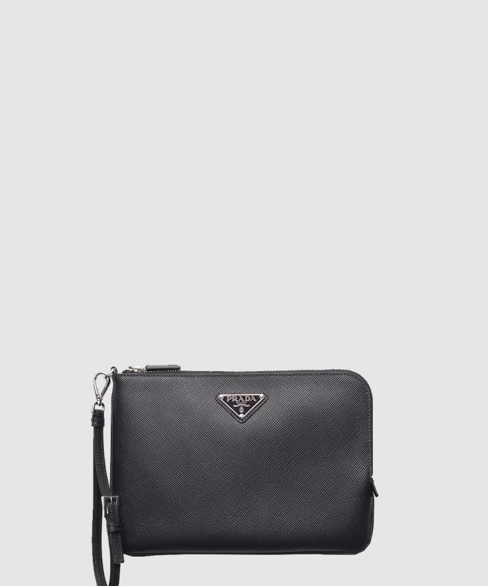 스몰 사피아노 가죽 파우치 2NH024 【매장-200만원대】