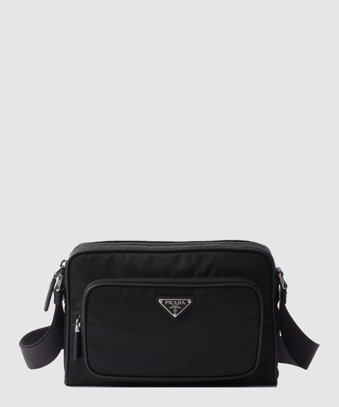 스몰 리나일론 및 사피아노 가죽 숄더백 2VH190 【매장-260만원대】