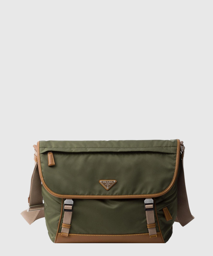 리나일론 및 사피아노 가죽 숄더백 2VD052 【매장-310만원대】