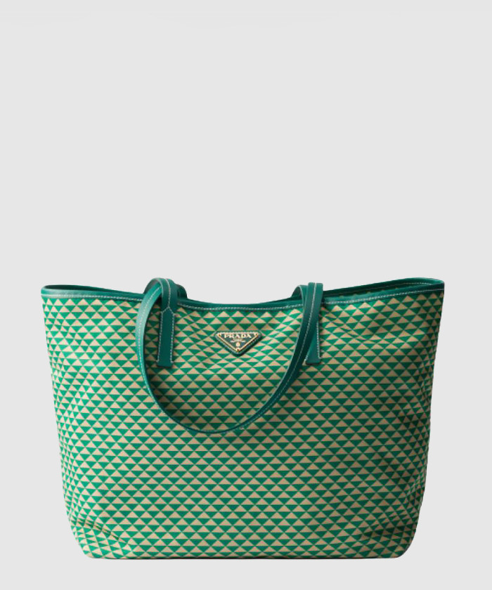 리사이클 나일론 트라이앵글 로고 쇼핑백 1BG552 【매장-300만원대】