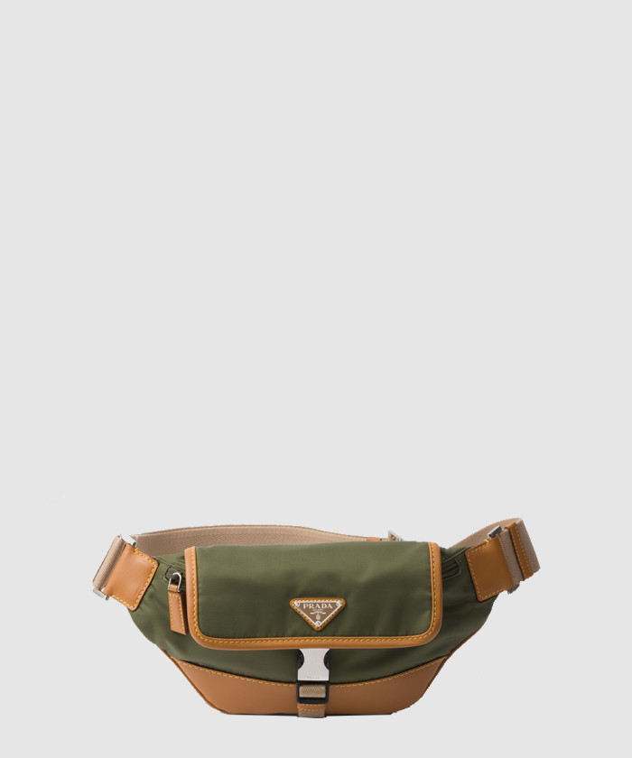 리나일론 및 가죽 숄더백 2VH176 【매장-260만원대】