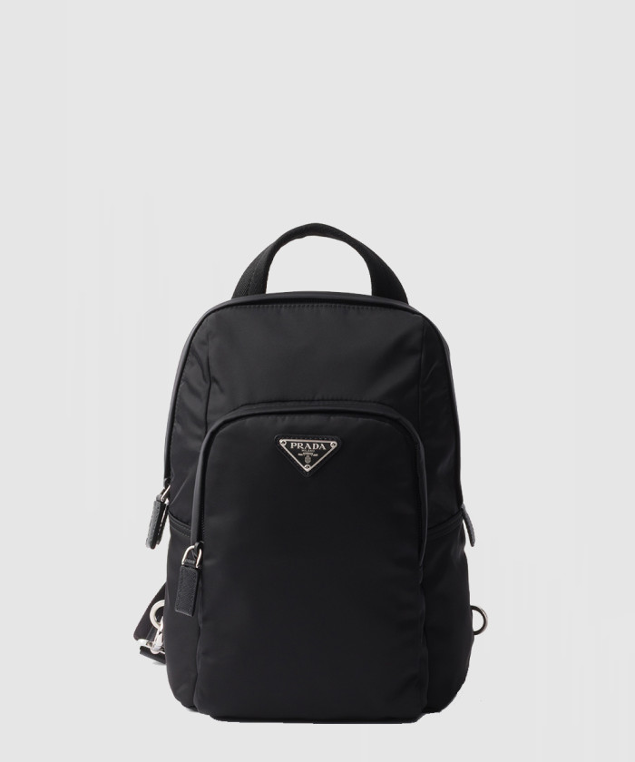 리나일론 및 사피아노 가죽 백팩 2VZ116 【매장-260만원대】