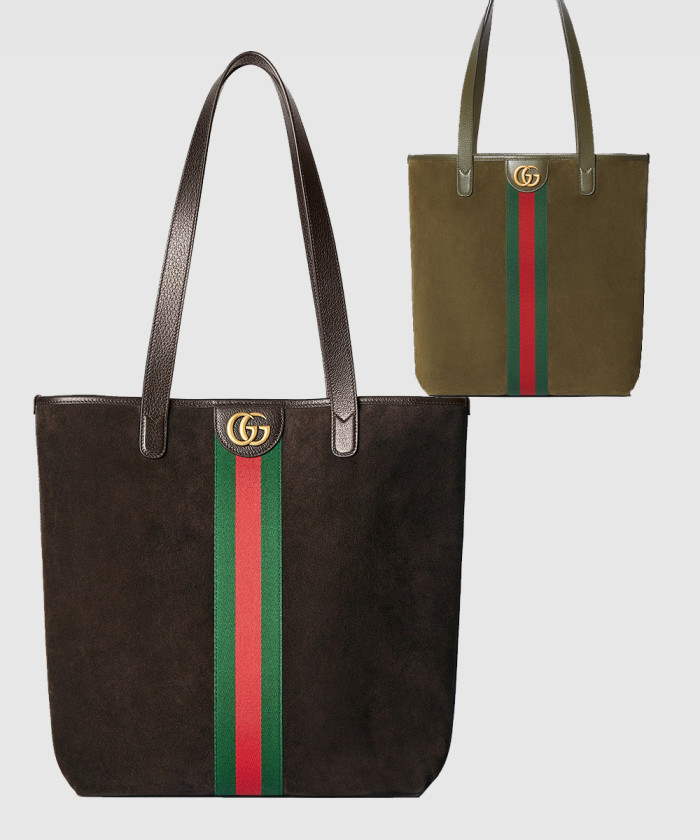 오피디아 스트라이프 토트 백 834465 【매장-390만원대】