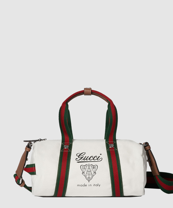 스몰 프린트 캔버스 더플백 816865 【매장-180만원대】