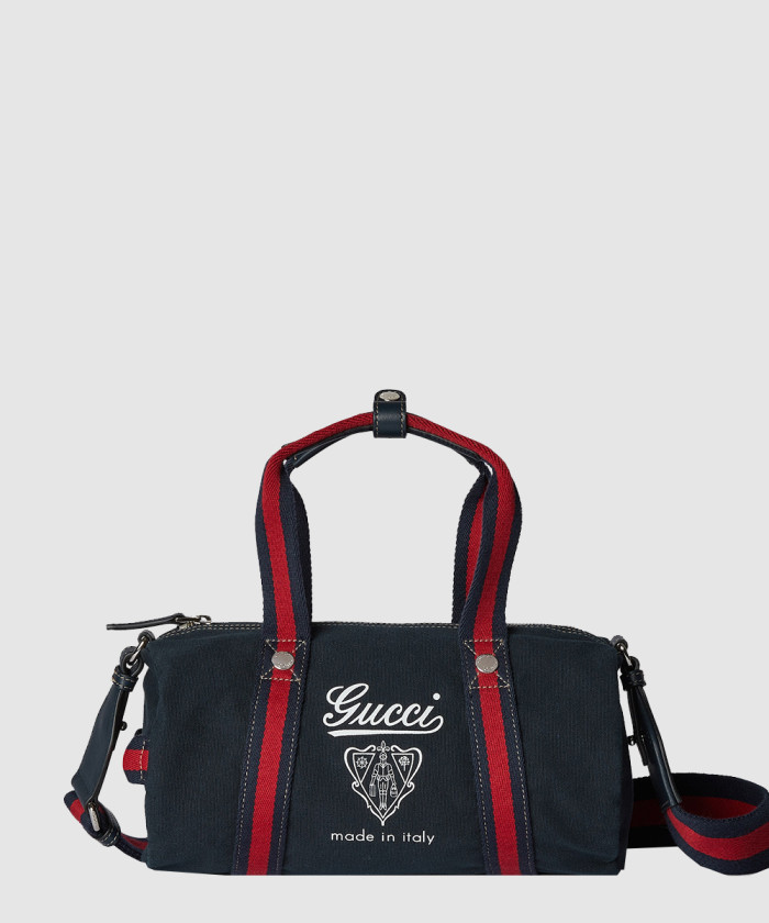 스몰 프린트 캔버스 더플백 816865 【매장-180만원대】