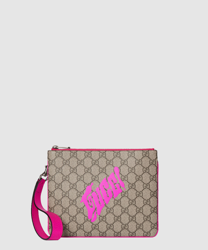 프린트가 있는 작은 파우치 838753 【매장-140만원대】