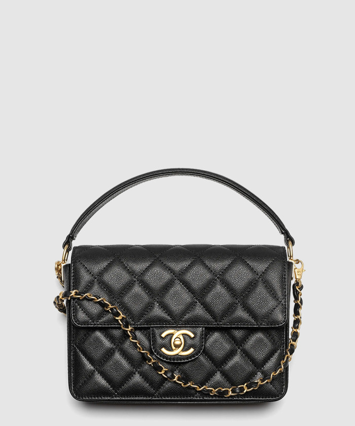 핸들 장식의 스몰 플랩백 AS5166 【매장-1000만원대】