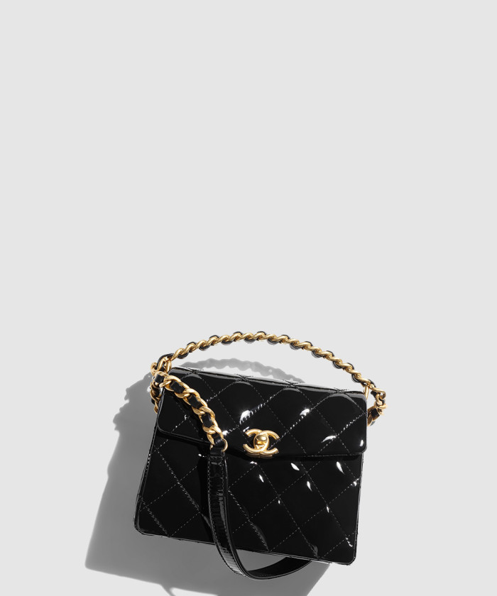 핸들 장식의 미니 플랩백 AS4472 【매장-850만원대】