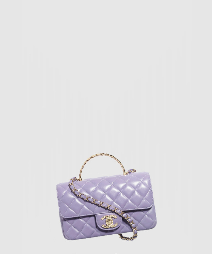 핸들 장식의 미니 플랩백 AS4924 【매장-890만원대】