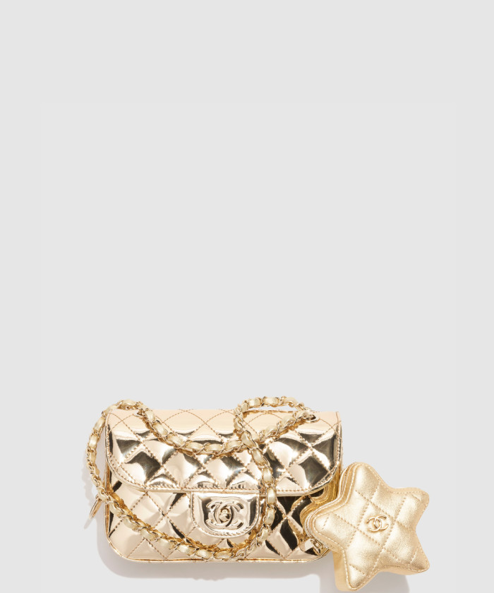 메탈 미니 플랩백 AS4646 【매장-850만원대】