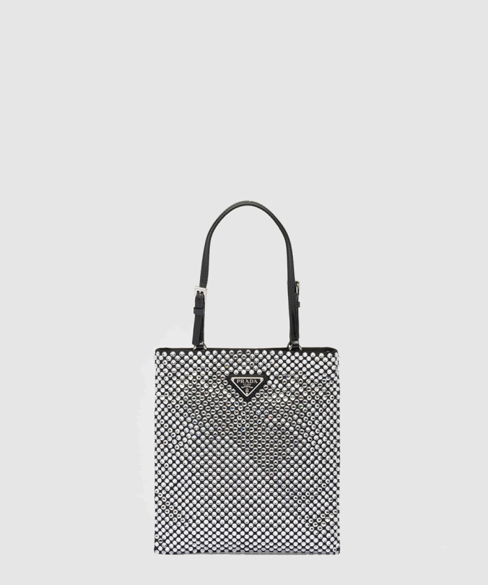 크리스탈 새틴 핸드백 1BA253 【매장-340만원대】