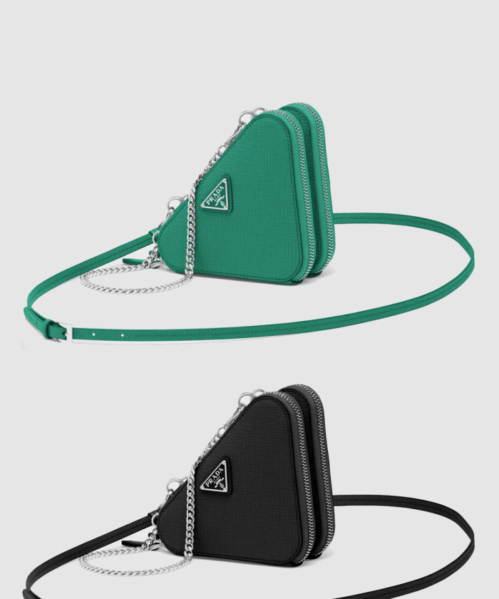 트라이앵글 미니 크로스백 1NR015 【매장-150만원대】