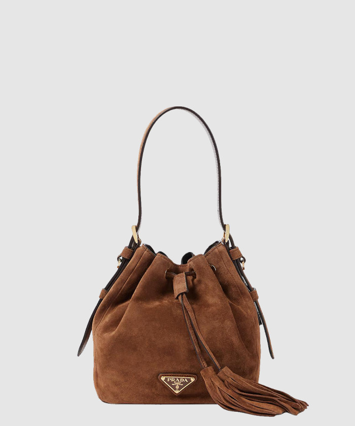 태슬 스웨이드 버킷백 1BE079 【매장-220만원대】