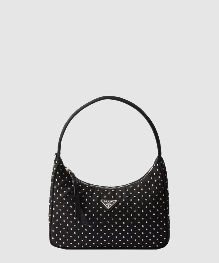 스터드 장식 리나일론 미니백 1BC515 【매장-220만원대】