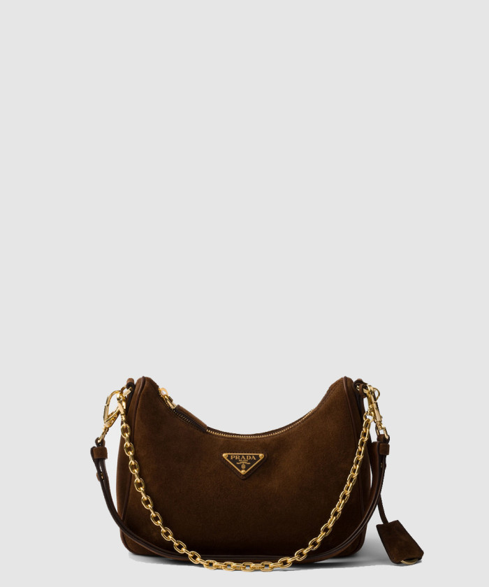 리나일론 스웨이드 미니백 1BC204 【매장-380만원대】