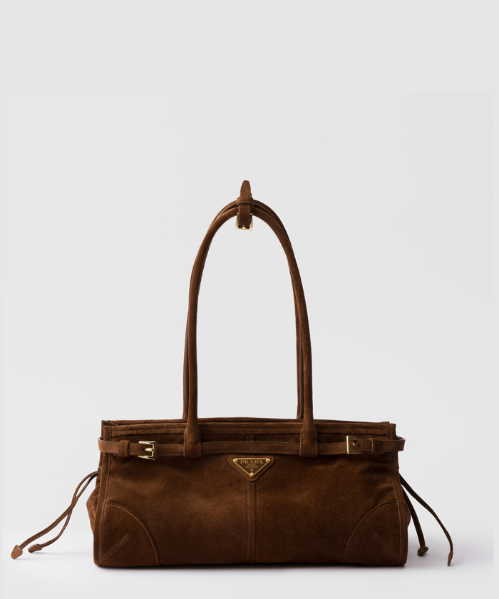 미디엄 스웨이드 레더 클러치 1BA426 【매장-340만원대】