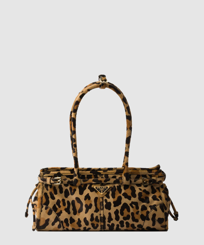 미디엄 프린티드 가죽 핸드백 1BA426 【매장-480만원대】