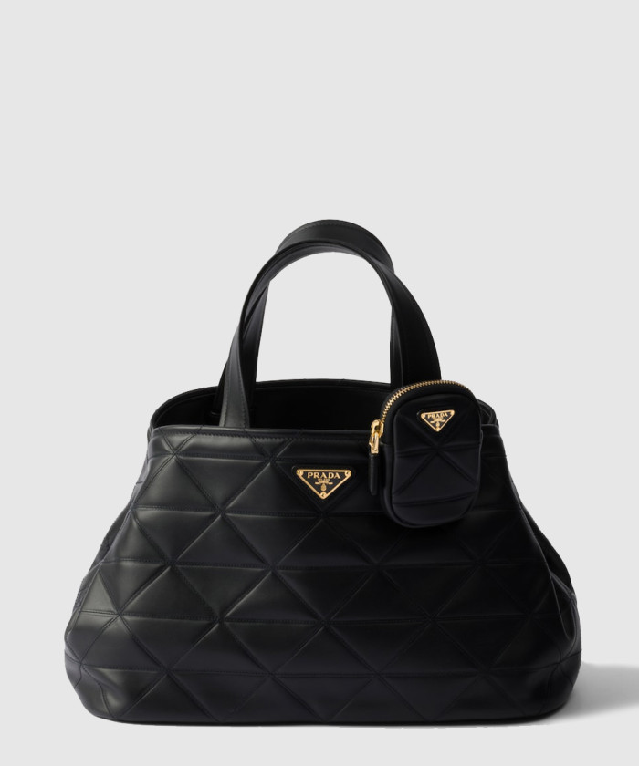 라지 퀼팅 가죽 토트백 1BG547 【매장-590만원대】