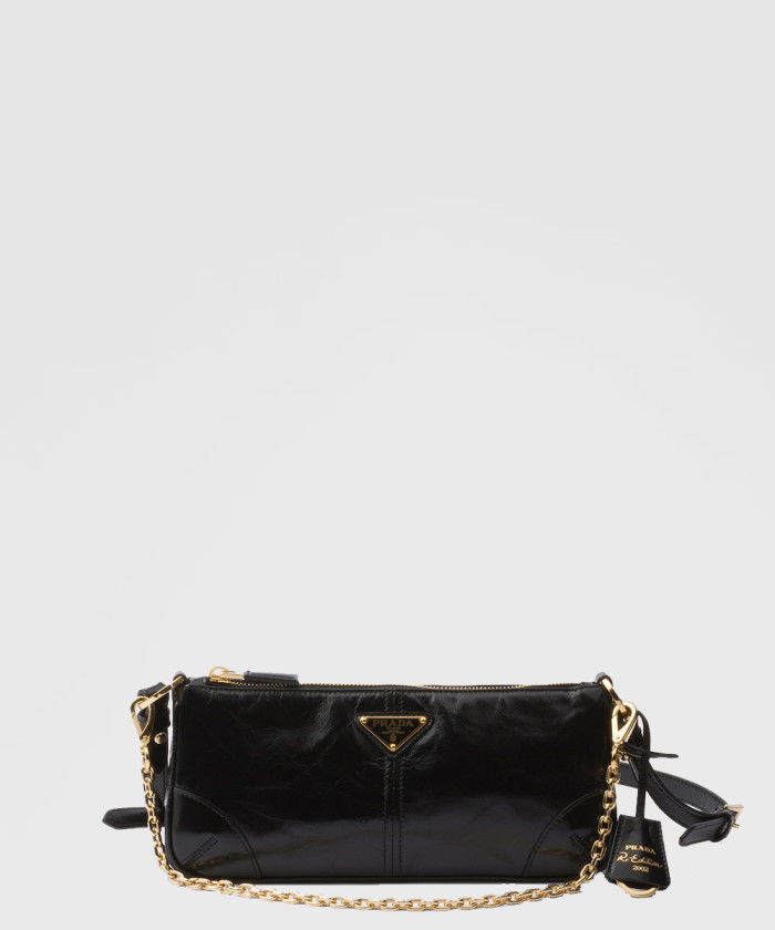 리에디션 2002 미디엄 가죽 숄더백 1BC221 【매장-320만원대】