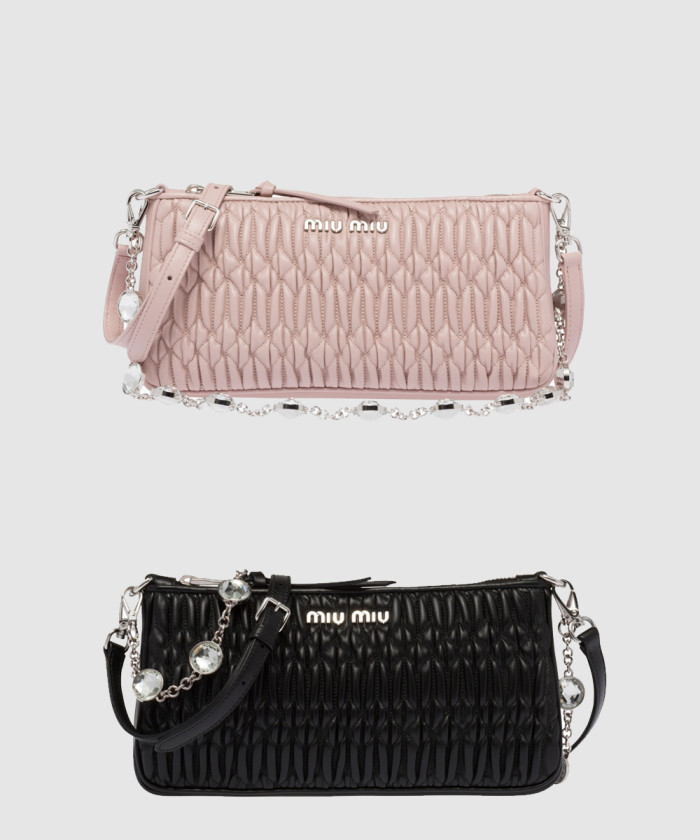 나파 크리스탈 숄더백 5BH215 【매장-230만원대】