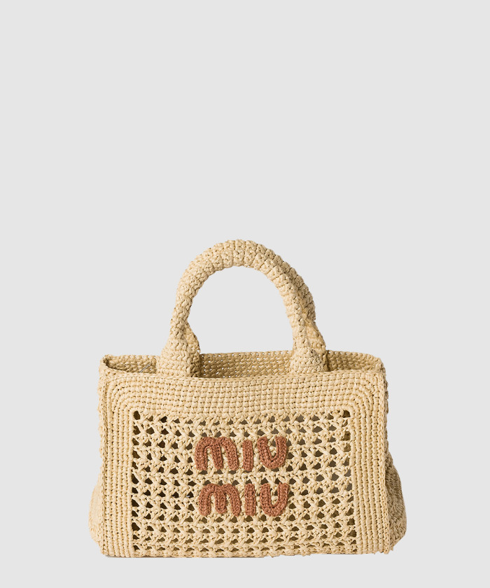 라피아 효과 우븐 핸드백 5BA219 【매장-270만원대】