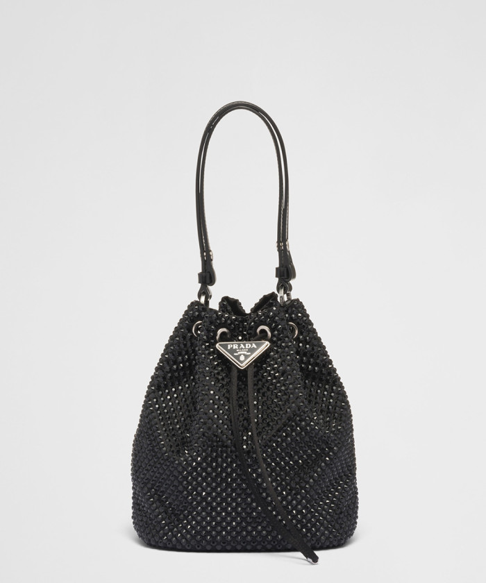 크리스탈 새틴 미니백 1BE067 【매장-440만원대】