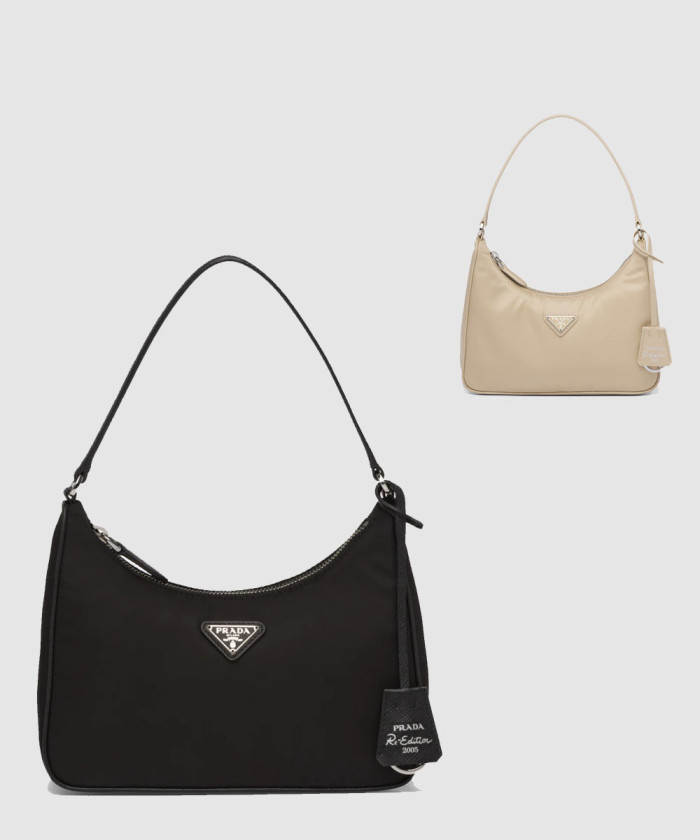 리에디션 2005 리나일론 호보백 1NE204 【매장-140만원대】