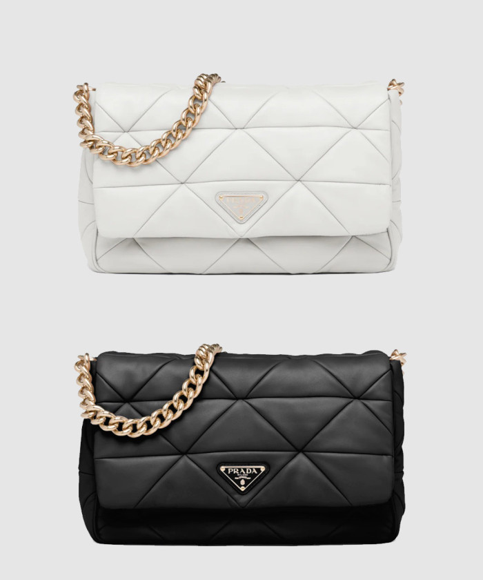 시스템 패치워크 숄더백 1BD291 【매장-500만원대】