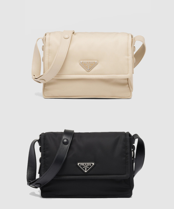 리나일론 패딩 숄더백 스몰 1BD313 【매장-270만원대】