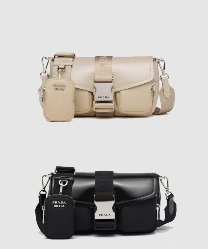 나일론 브러시드 숄더백 1BD295 【매장-310만원대】