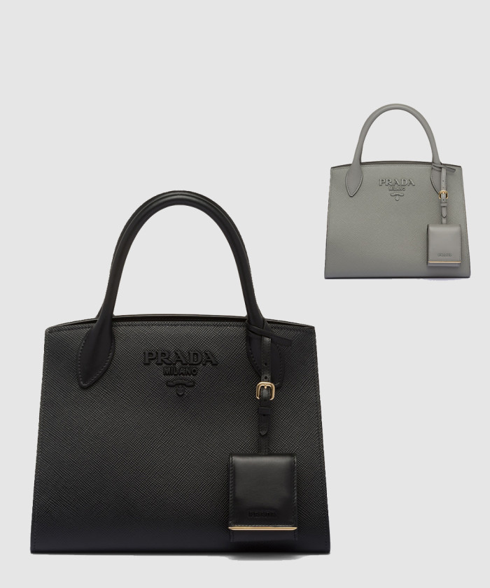 모노크롬 스몰 탑핸들백 1BA156 【매장-420만원대】