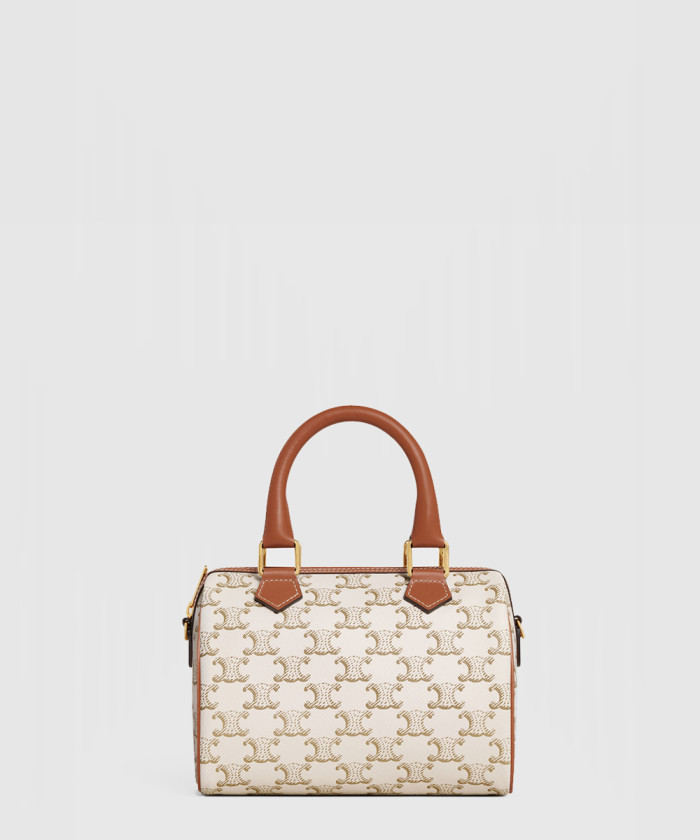 스몰 로고 엠보 소가죽 보스턴백 113772 【매장-250만원대】