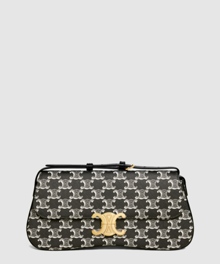 미디엄 롤라백 투톤 트리옹프 캔버스 115532 【매장-410만원대】