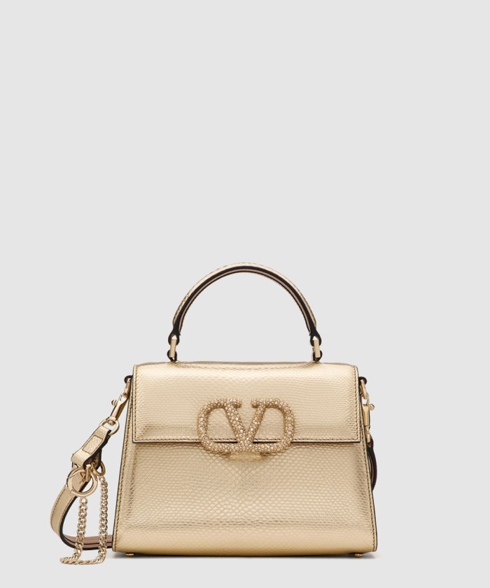 발렌티노 가라바니 브이슬링 메탈릭 카룽 스몰 핸드백 【매장-570만원대】