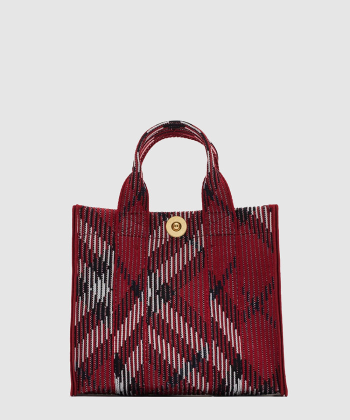 미니 체크 니트 토트 80930721 【매장-220만원대】