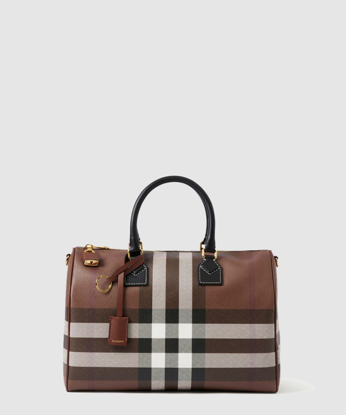 미디엄 체크 볼링백 80696621 【매장-220만원대】