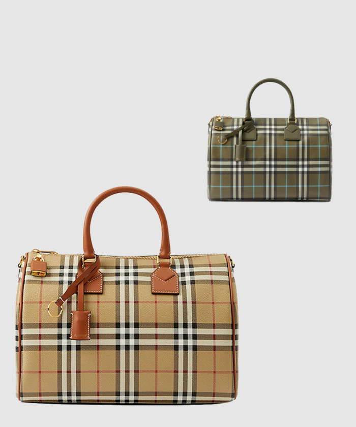 체크 미듐 볼링백 80713571 【매장-220만원대】