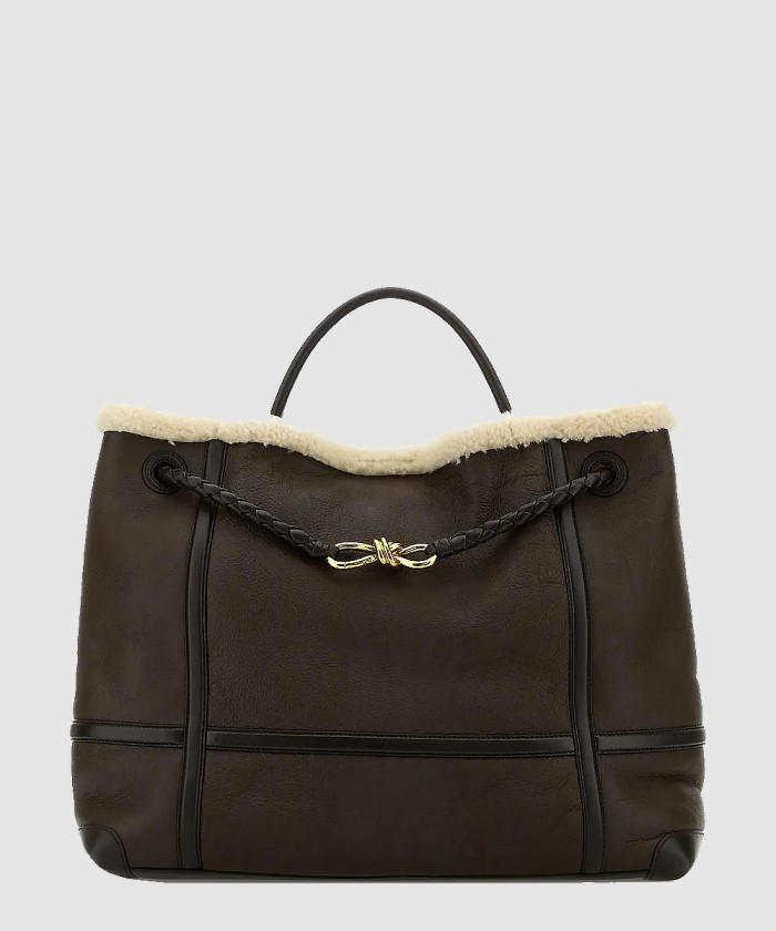 안디아모 시어링 레더 라지 토트백 806085 【매장-700만원대】